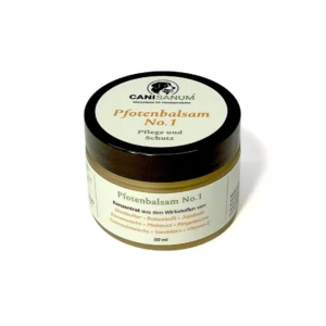 Canisanum® Pfotenbalsam No. 1 im satinierten Glastiegel